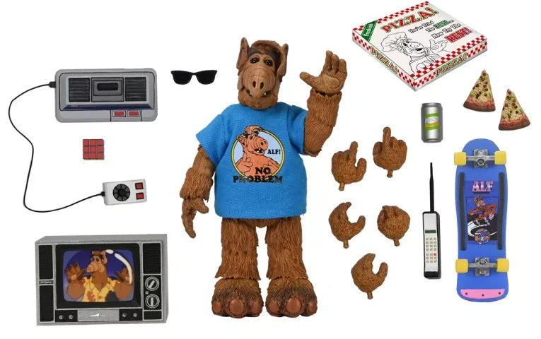 NECA ALF 7 Inch Ultimate Action Figure - Totally 80's ALF