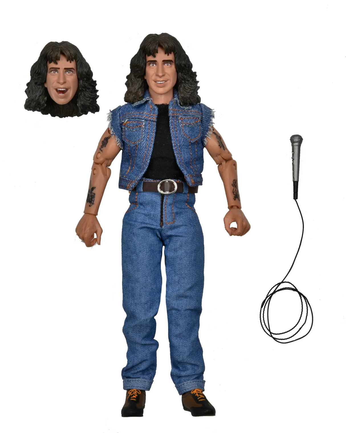 NECA AC/DC Bon Scott "Highway to Hell" 8” Clothed Action Figure