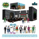 Mezco Toys 5 Points Batman 1966 Classic TV Series Deluxe Action Figure Set