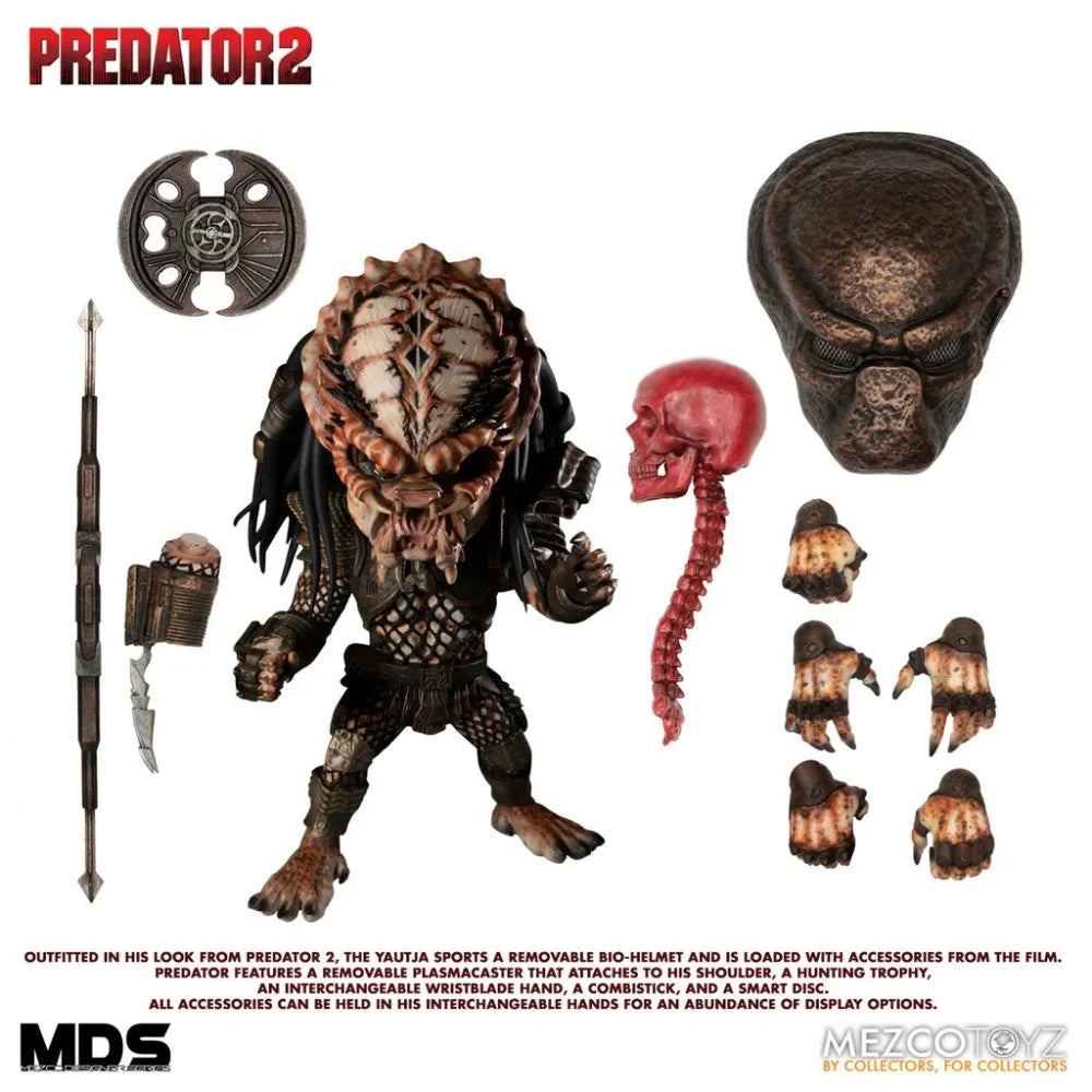 NECA PREDATOR 2 CITY HUNTER DELUXE 6 INCH MEZCO DESIGNER SERIES (MDS) FIGURE